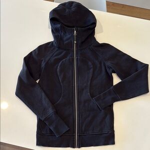 Lululemon Athletica Black Scuba Hoodie Sweatshirt